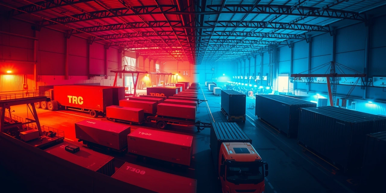 Industrial mapping visualization example